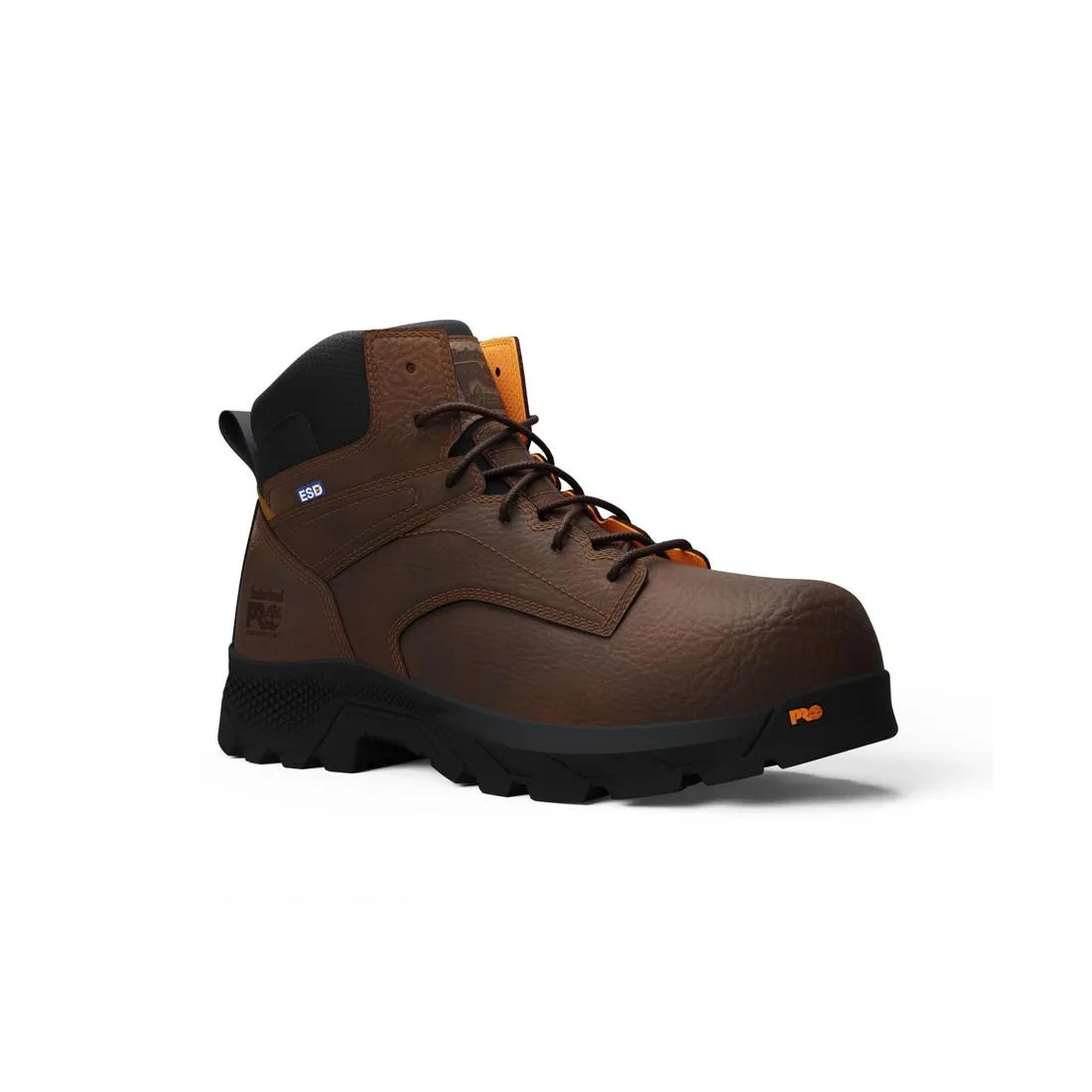 Titan Ev  6 Inch Composite-Toe SD10 Work Boot Brown Coffee