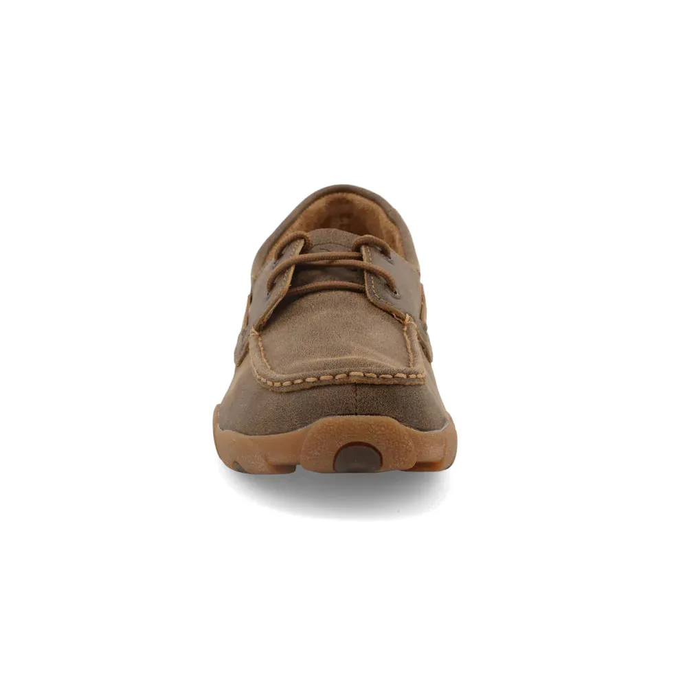 Twisted X Men's Boat Shoe Driving Moc- Bomber