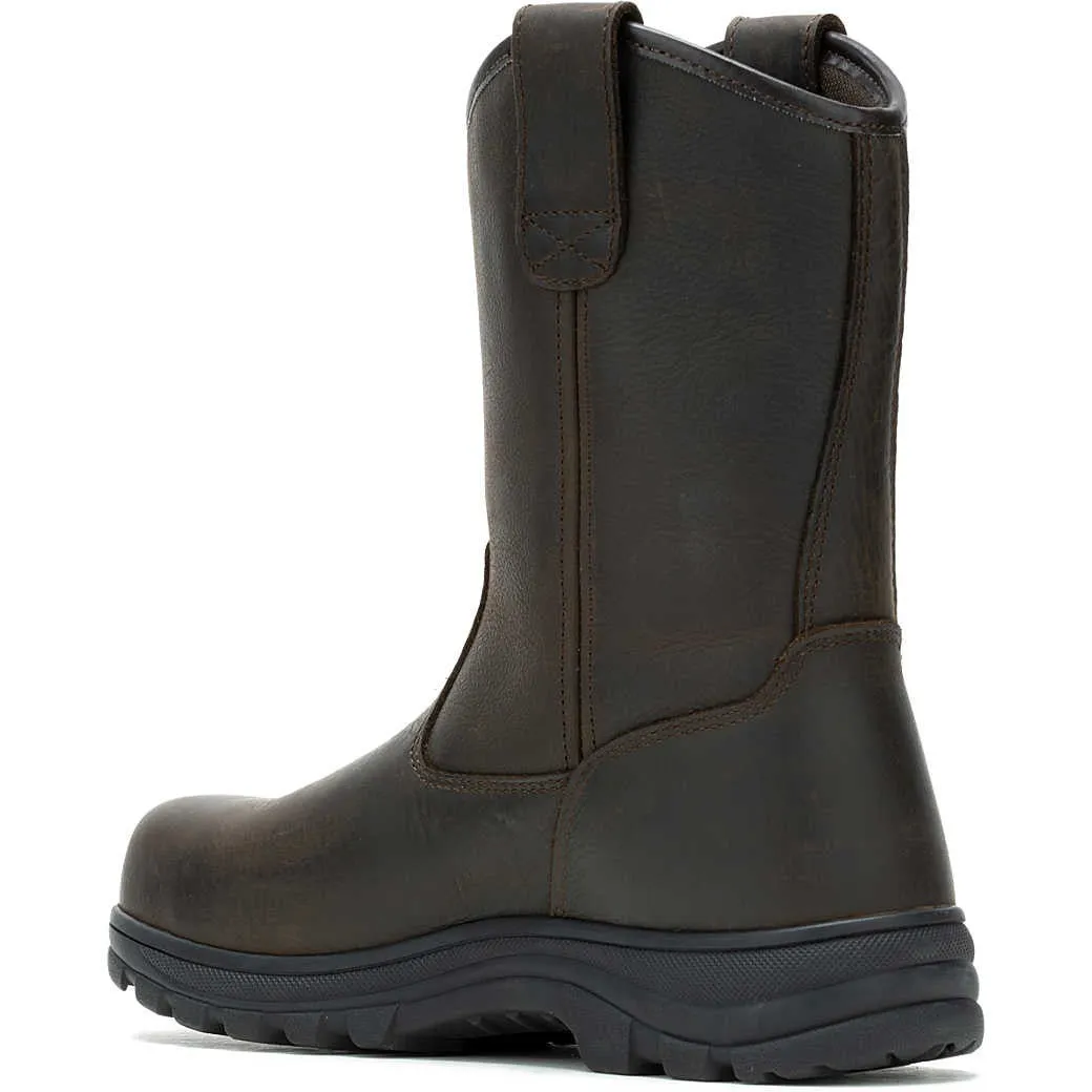 Wolverine Men's Carlsbad 10" Steel Toe WP Wellington Work Boot- Brown- W241066