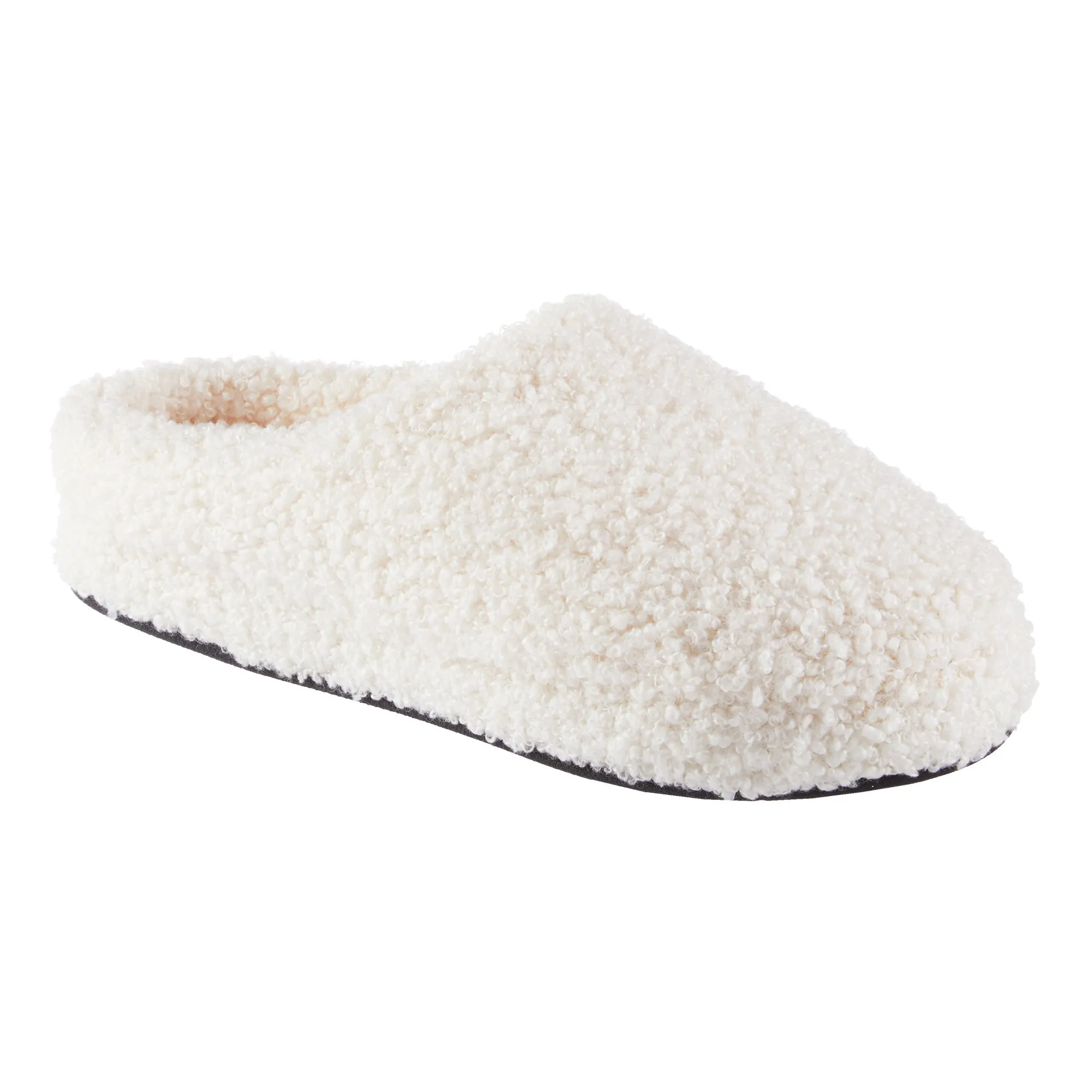 Women's Fiona Clog Slippers With Berber And Memory Foam