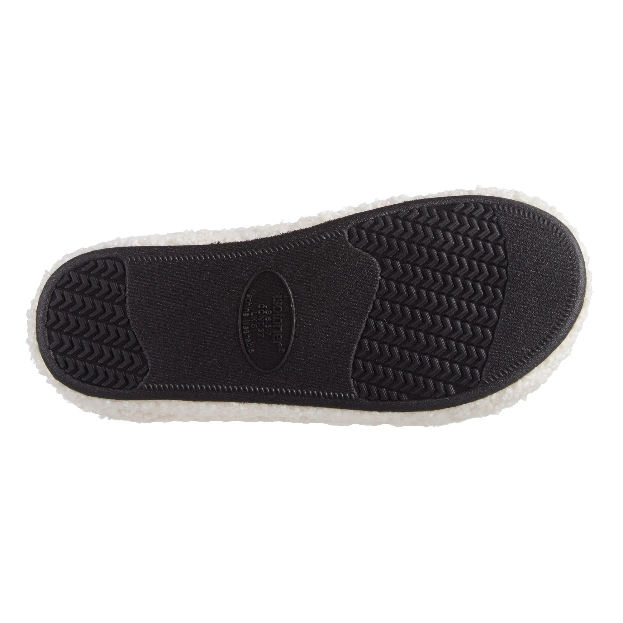 Women's Fiona Clog Slippers With Berber And Memory Foam